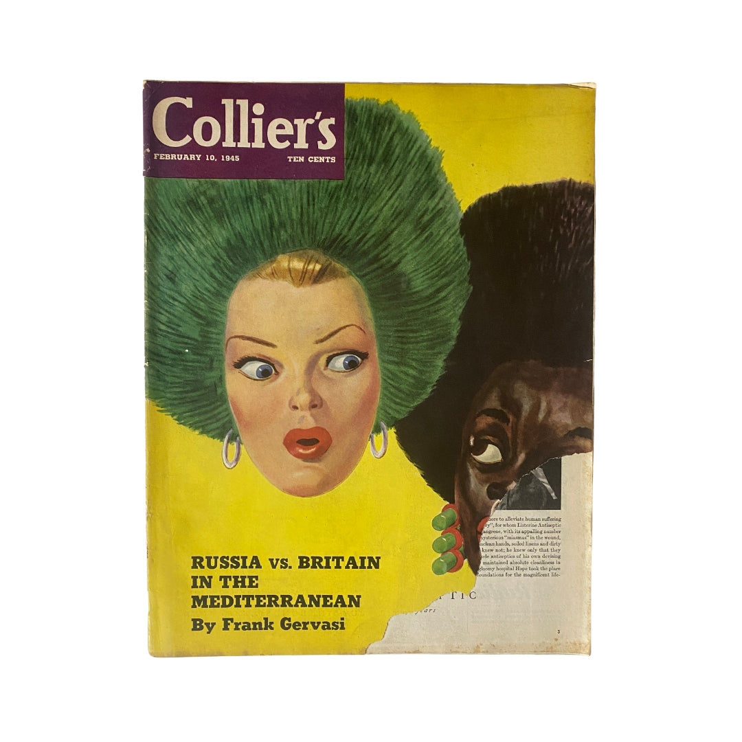 VTG Collier's Magazine February 10, 1945 Walter Klett Cover