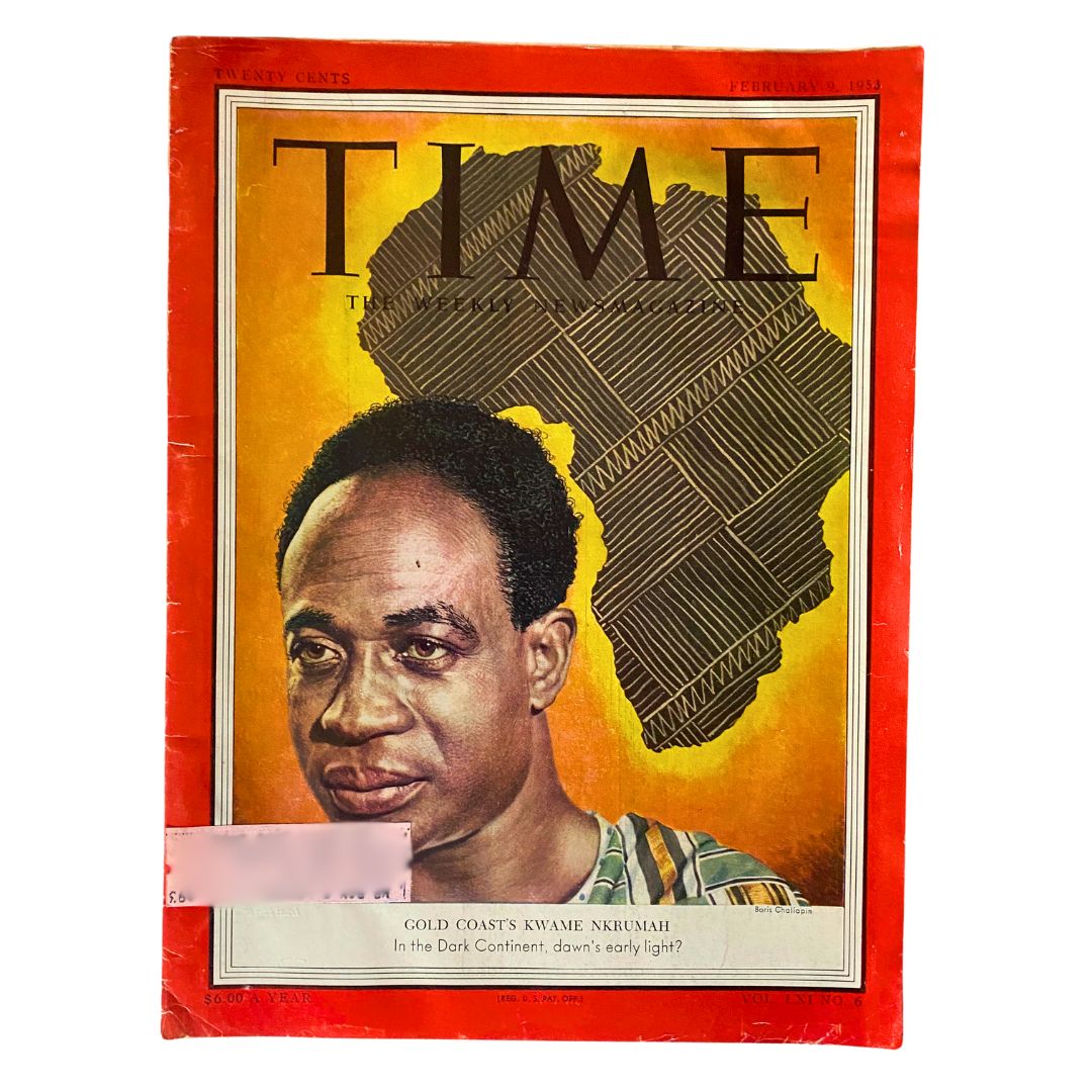 VTG Time Magazine February 9, 1953 Vol 61 No. 6 Kwame Nkrumah