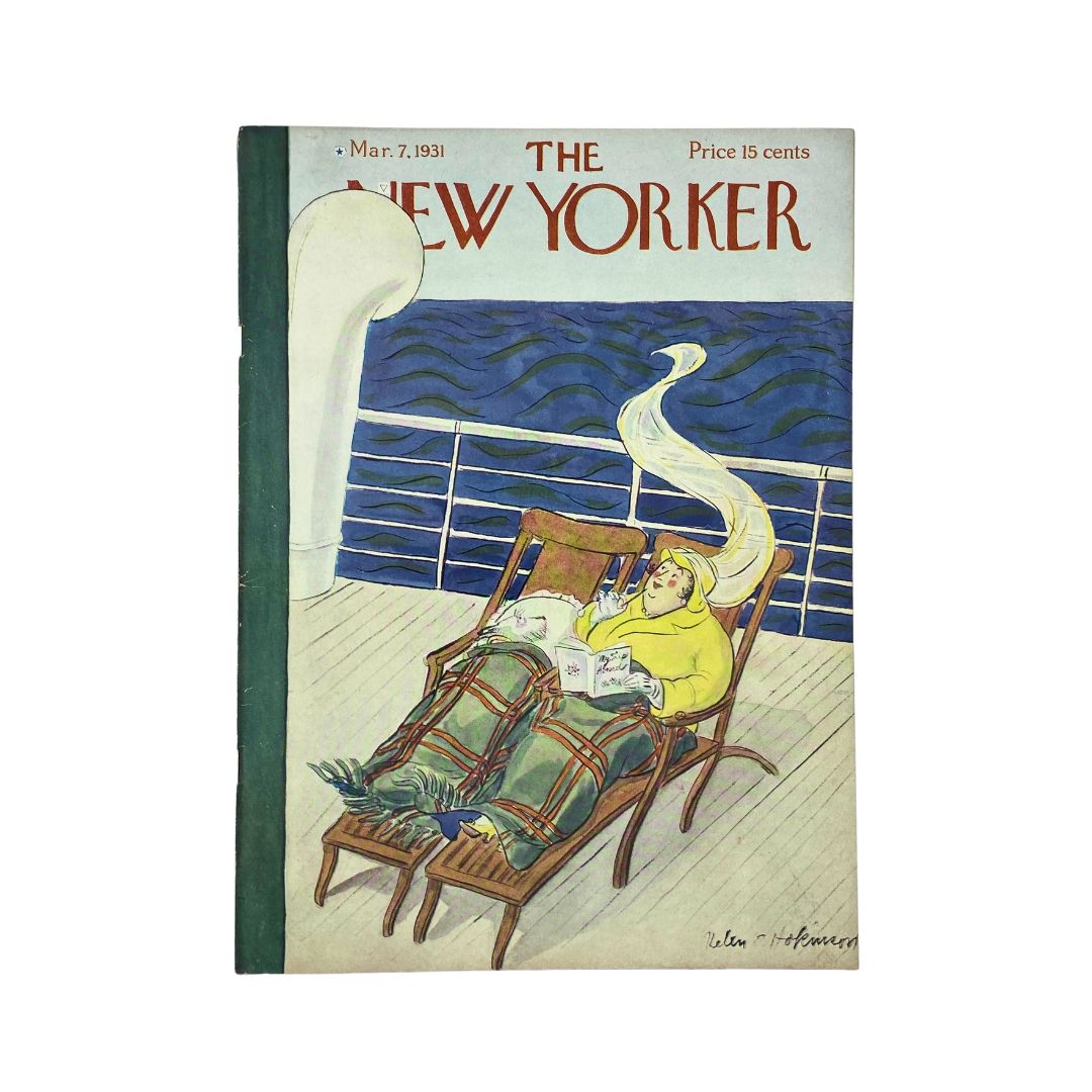 The New Yorker Complete Magazine March 7, 1931 Helen E. Hokinson Cover VG