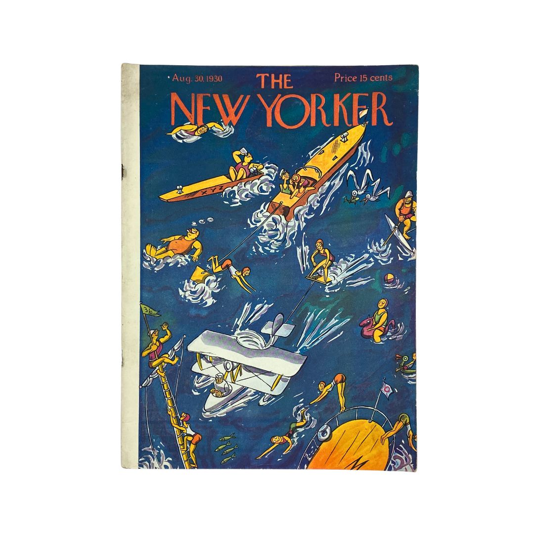 The New Yorker Complete Magazine August 30, 1930 Julian de Miskey Cover VG