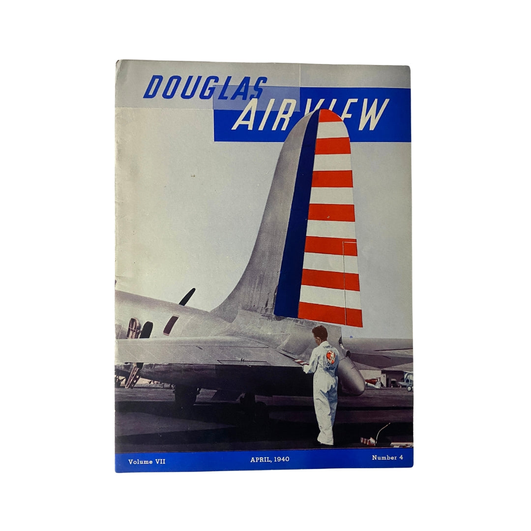 Douglas Airview Magazine April 1940 Midnight to Dawn No Label VG