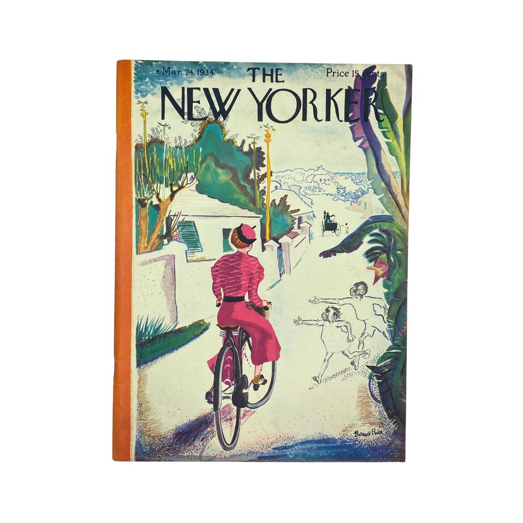 The New Yorker Complete Magazine March 24, 1934 Garrett Price Cover VG