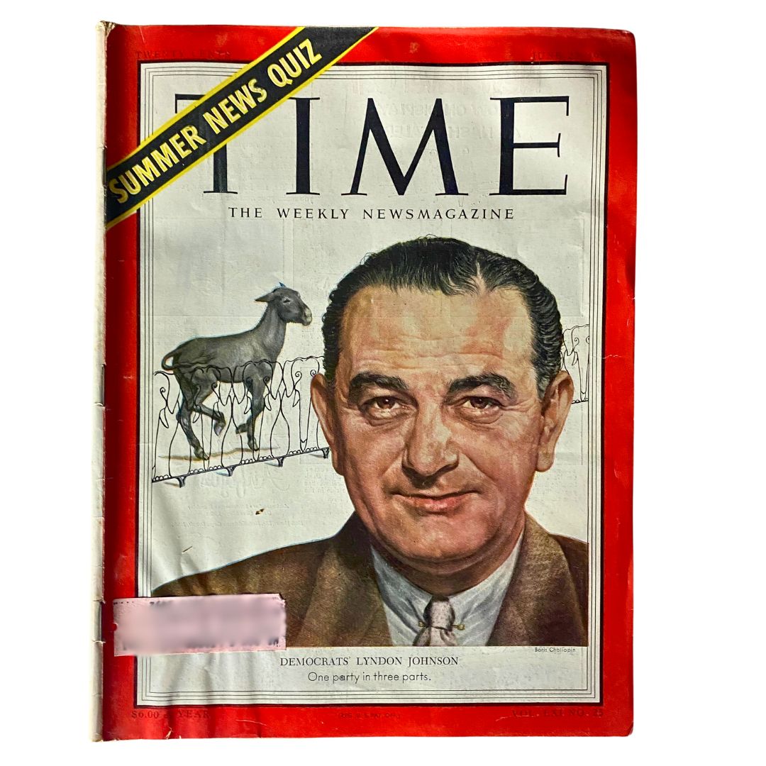 VTG Time Magazine June 22, 1953 Vol 61 No. 25 Lyndon B. Johnson