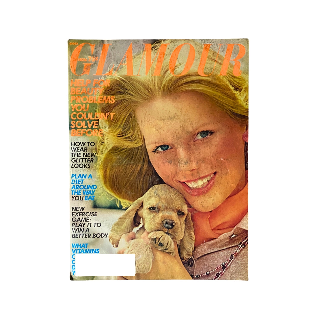 Glamour Magazine November 1973 Patti Hansen Cover