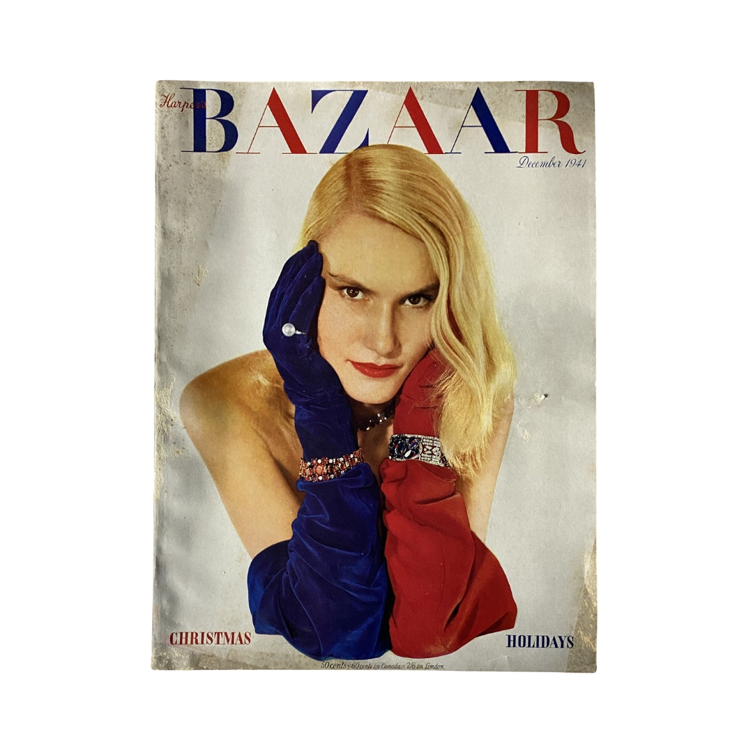 Harper's Bazaar Magazine December 1941 The Pretty Girls of Philadelphia No Label