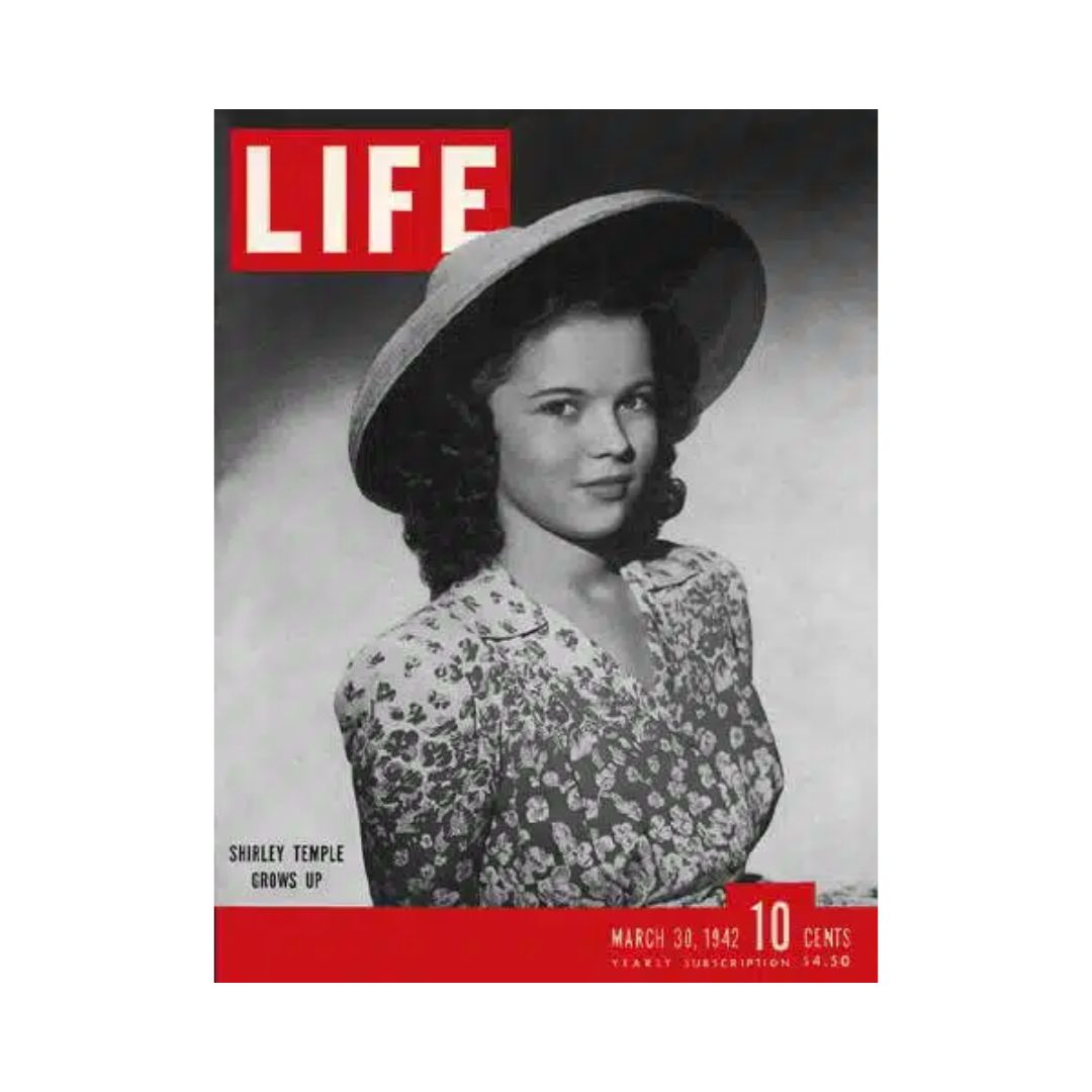 VTG Life Magazine March 30, 1942 Shirley Temple