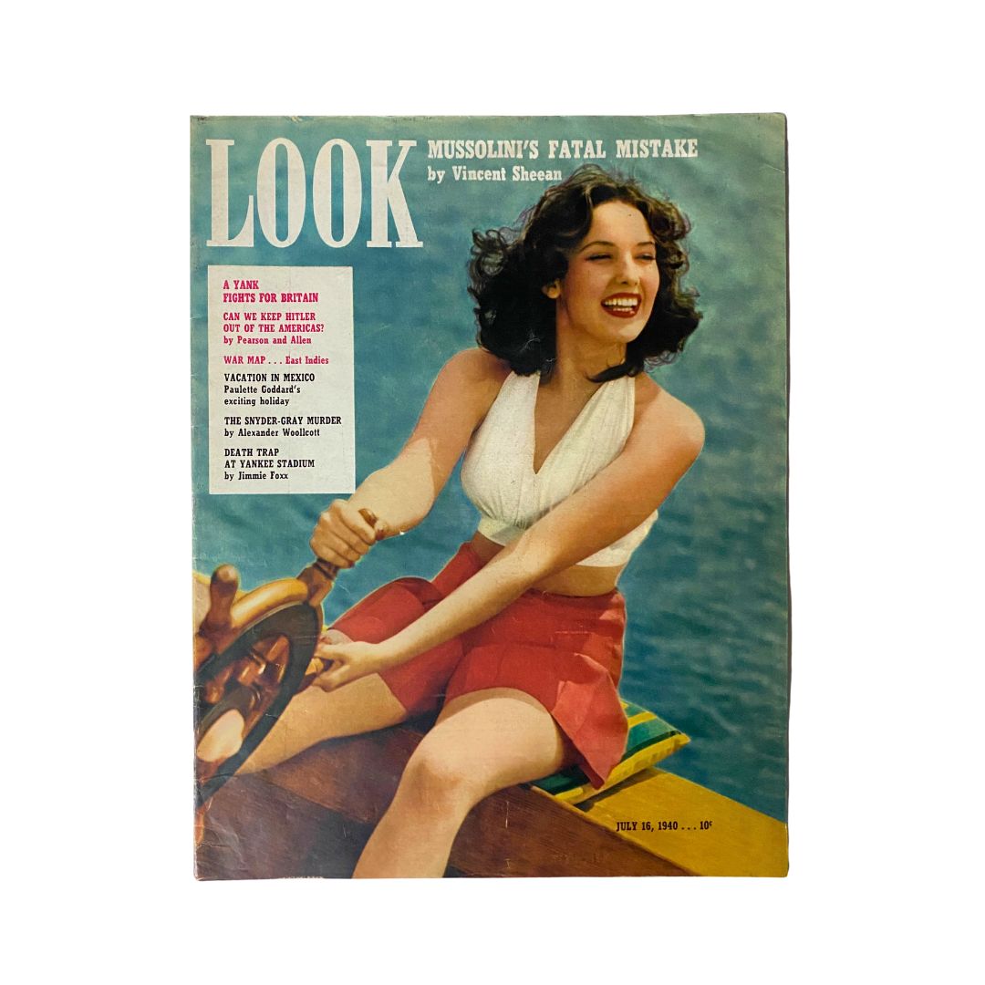 VTG Look Magazine July 16, 1940 Vol 4 No. 15 A Yank Fights for Britain