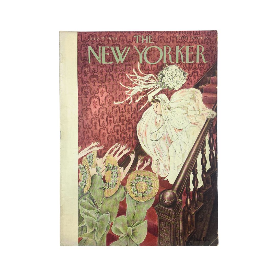 The New Yorker Complete Magazine June 29, 1940 Mary Petty Cover VG