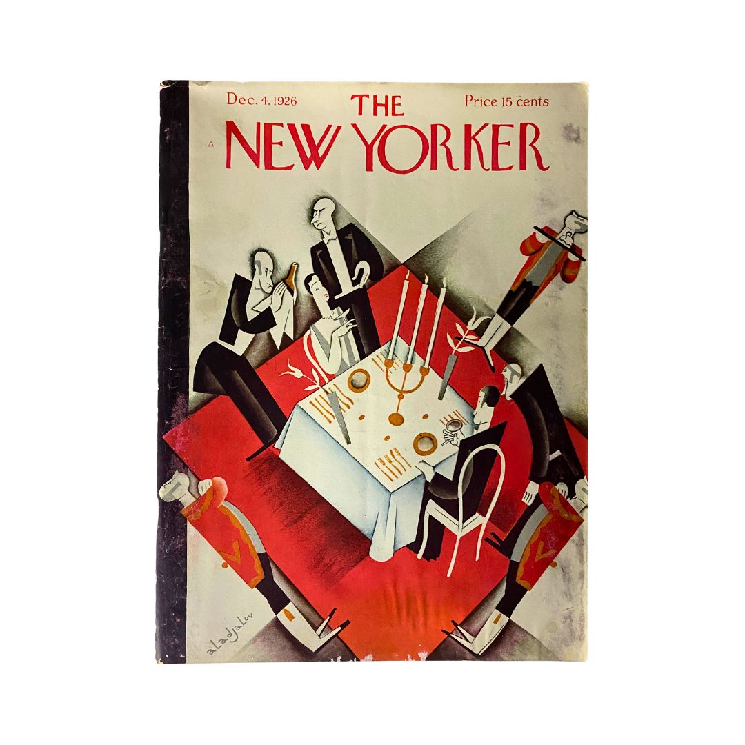 The New Yorker Complete Magazine December 4, 1926 Constantin Alajalov Cover