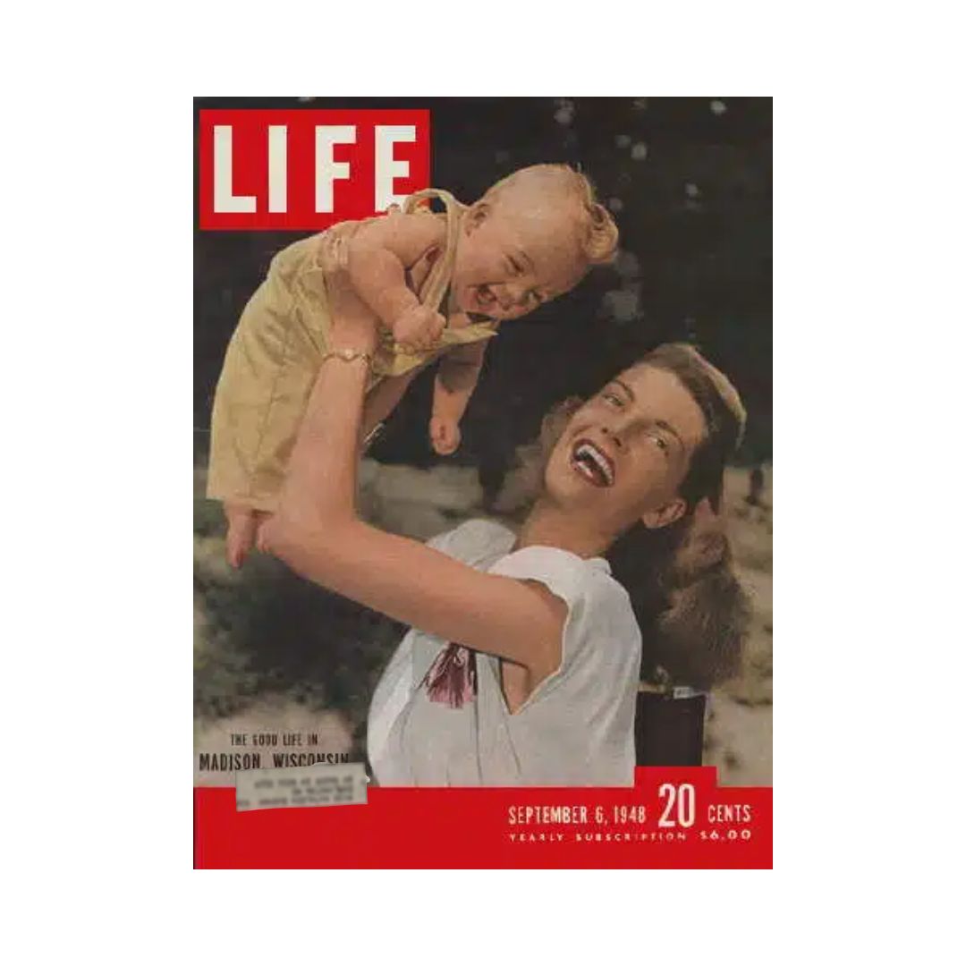 VTG Life Magazine September 6, 1948 The Good Life in Madison, Wisconsin