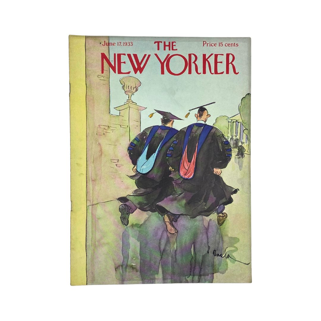 The New Yorker Complete Magazine June 17, 1933 Perry Barlow Cover