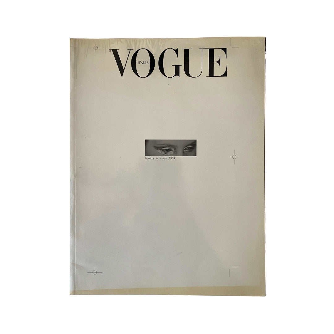 Vogue Italia Magazine 1998 Beauty Passage Kirsten Owen No Label VG