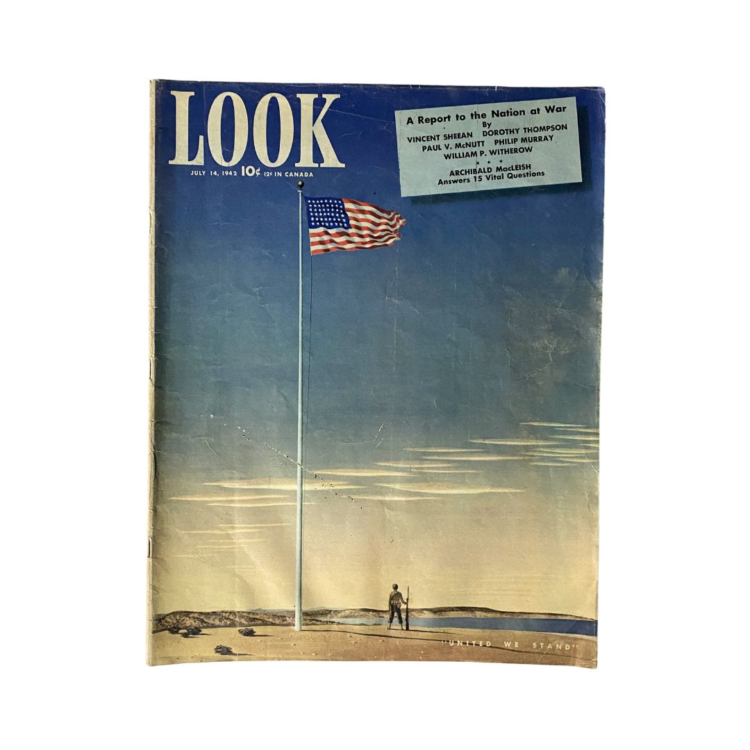 VTG Look Magazine July 14, 1942 Vol 6 No. 14 A Report to the Nation at War