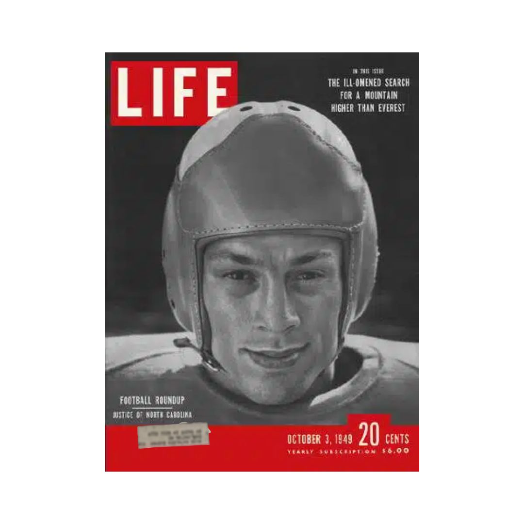 VTG Life Magazine October 3, 1949 Choo Choo Justice North Carolina Football