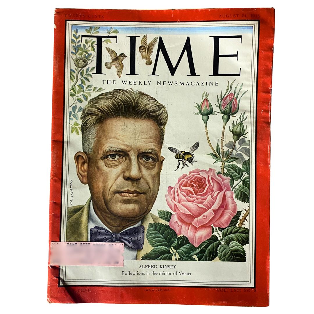 VTG Time Magazine August 24, 1953 Vol 62 No. 8 Alfred Kinsey