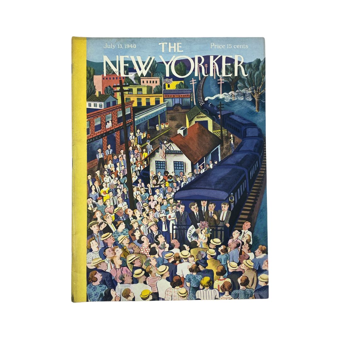 The New Yorker Complete Magazine July 13, 1940 Ilonka Karasz Cover VG