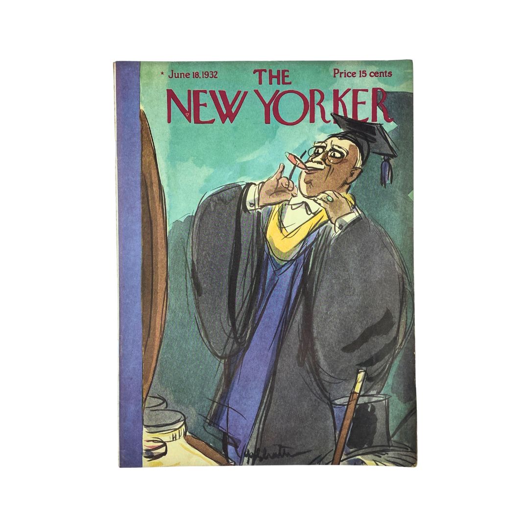 The New Yorker Complete Magazine June 18, 1932 William Crawford Galbraith Cover