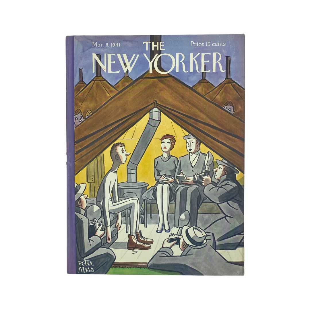 The New Yorker Complete Magazine March 8, 1941 Peter Arno Cover VG