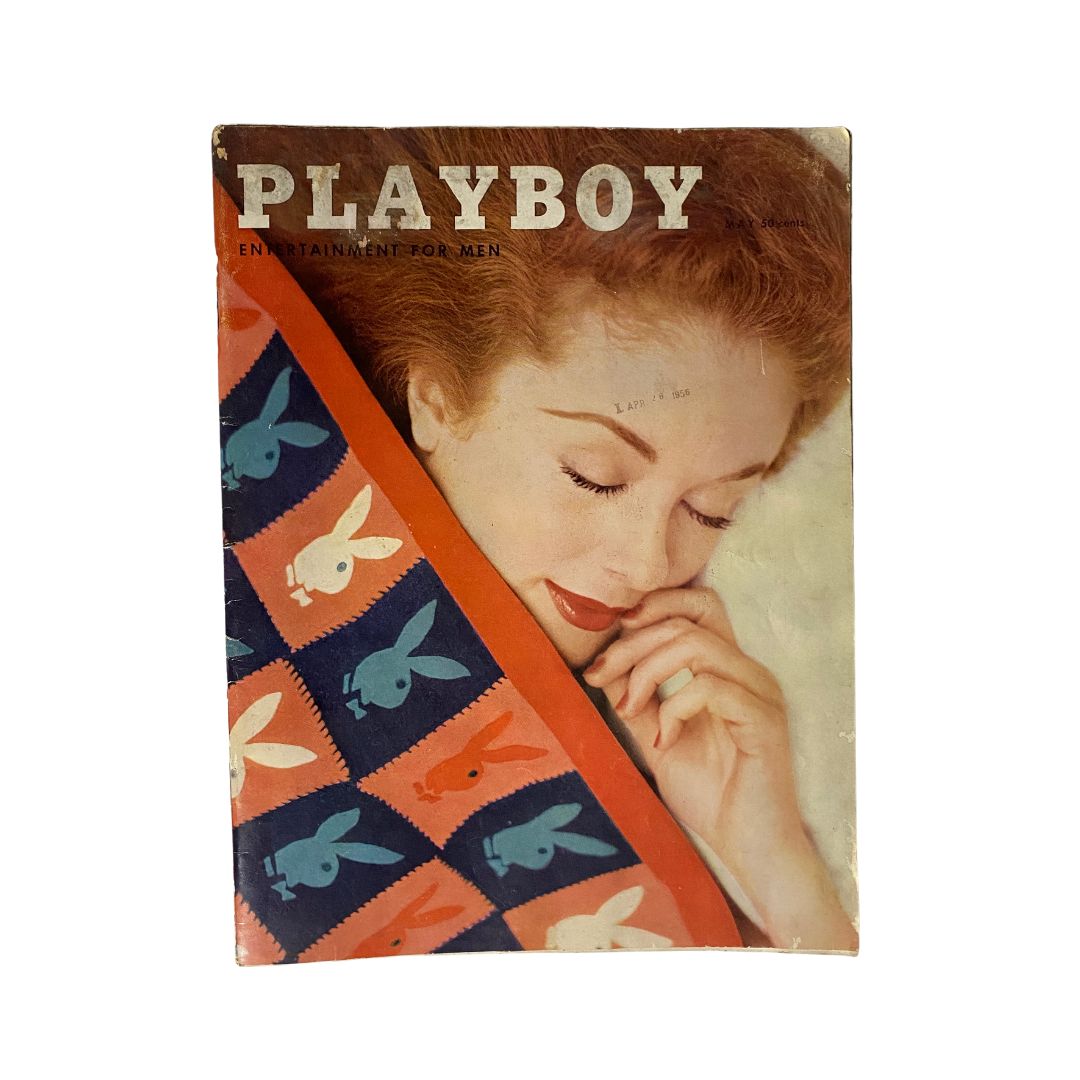 VTG Playboy Magazine May 1956 Marion Scott w Centerfold No Label