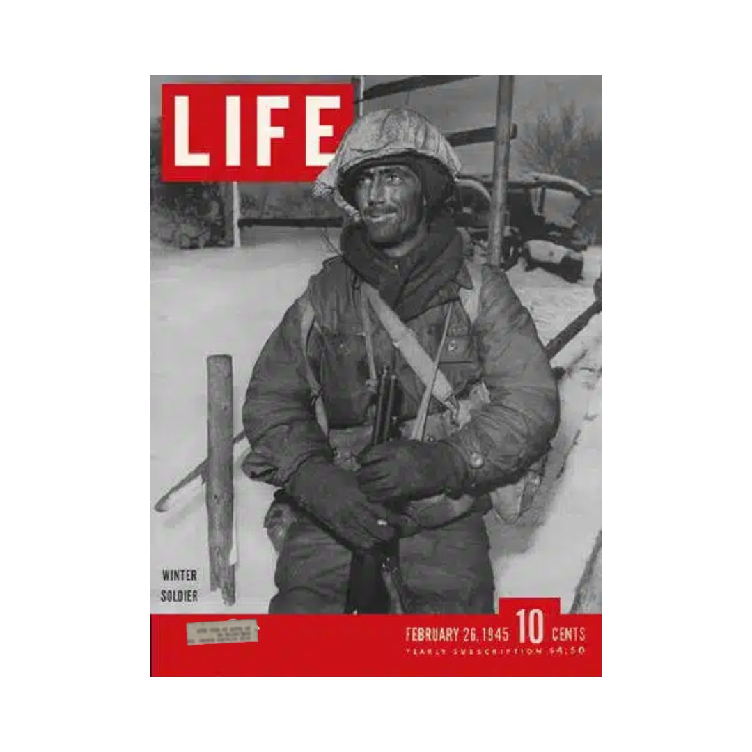 VTG Life Magazine February 26, 1945 Winter Soldier Private George Kelly