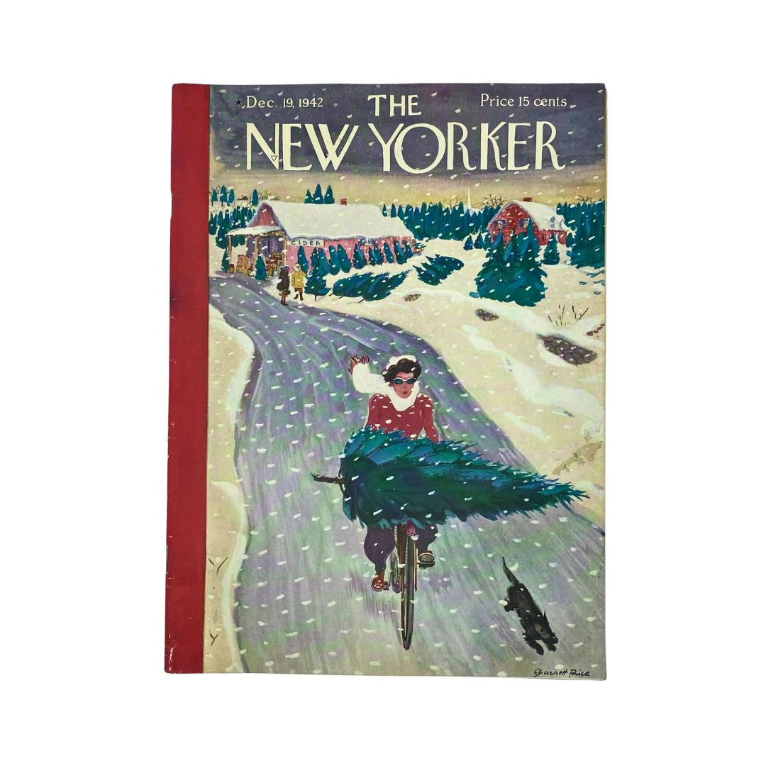 The New Yorker Complete Magazine December 19, 1942 Garrett Price Cover