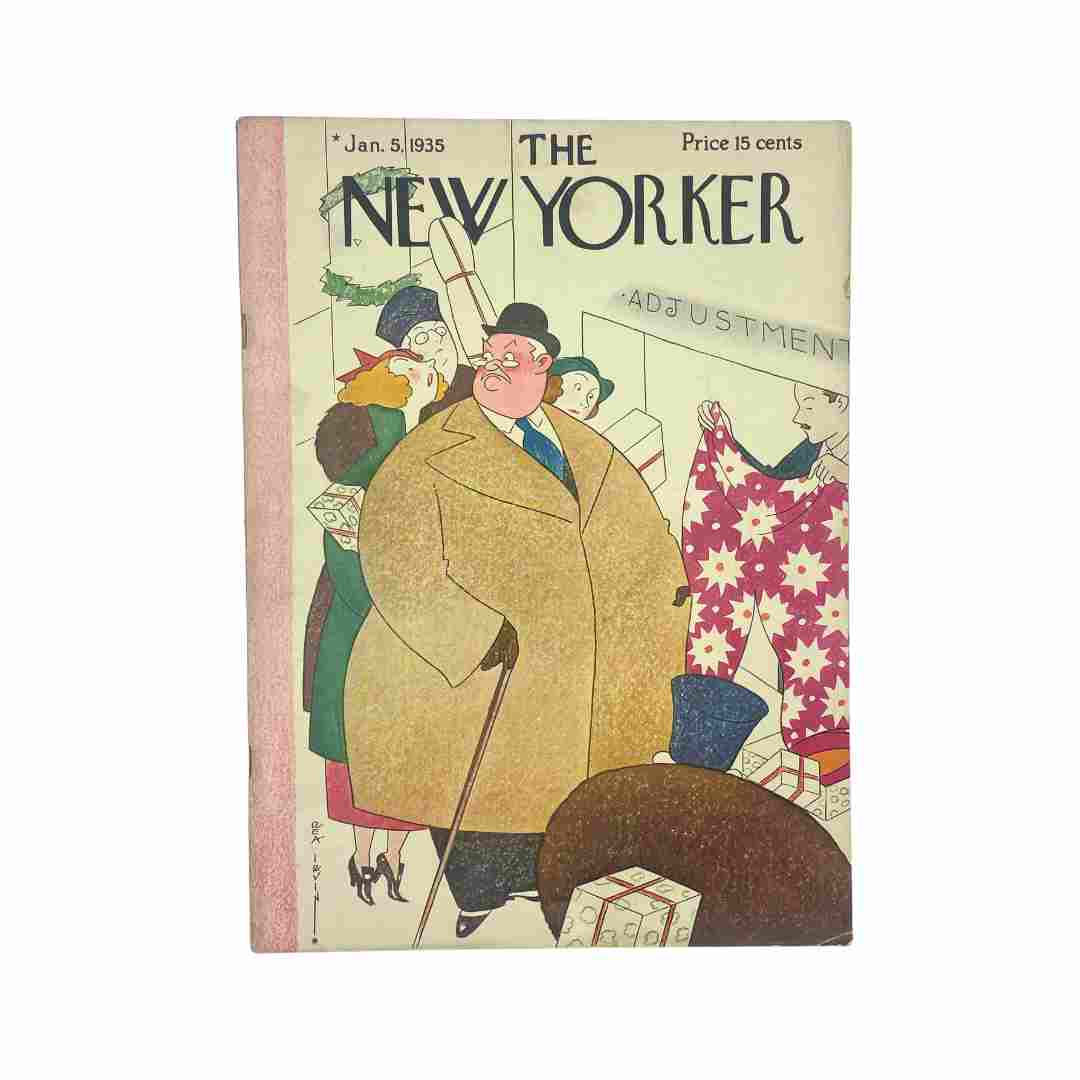 The New Yorker Complete Magazine January 5, 1935 Rea Irvin Cover