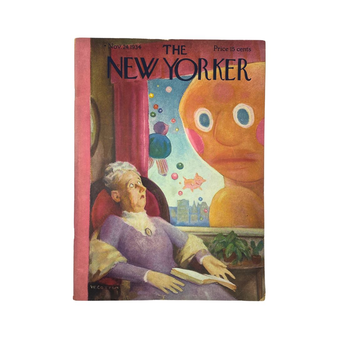 The New Yorker Complete Magazine November 24, 1934 William Cotton Cover