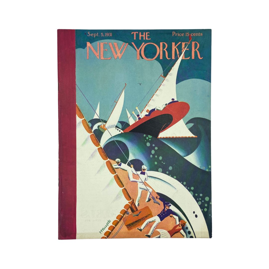 The New Yorker Complete Magazine September 5, 1931 Theodore Haupt Cover VG