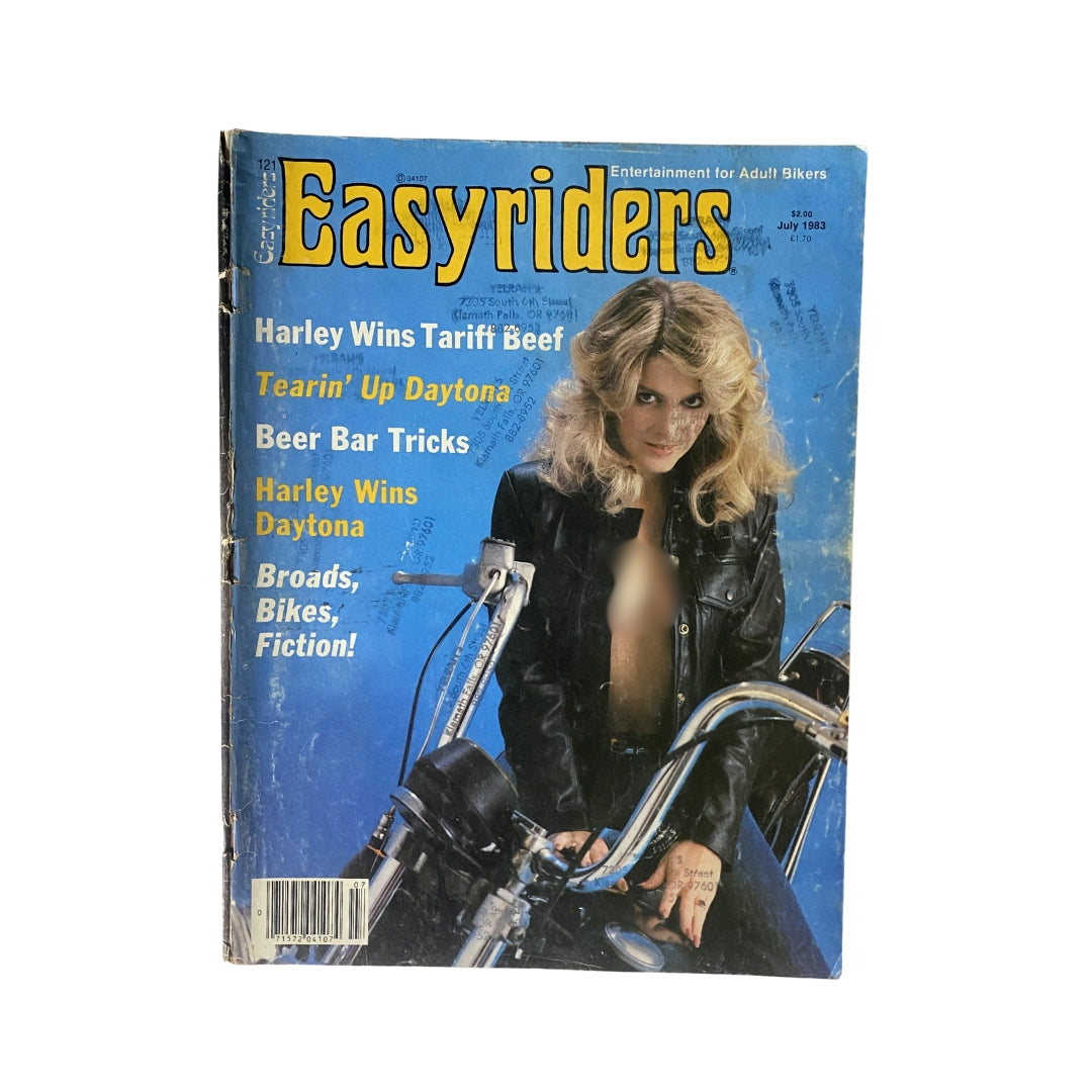 VTG Easyriders Magazine July 1983 Harley Wins Tariff Beef No Label