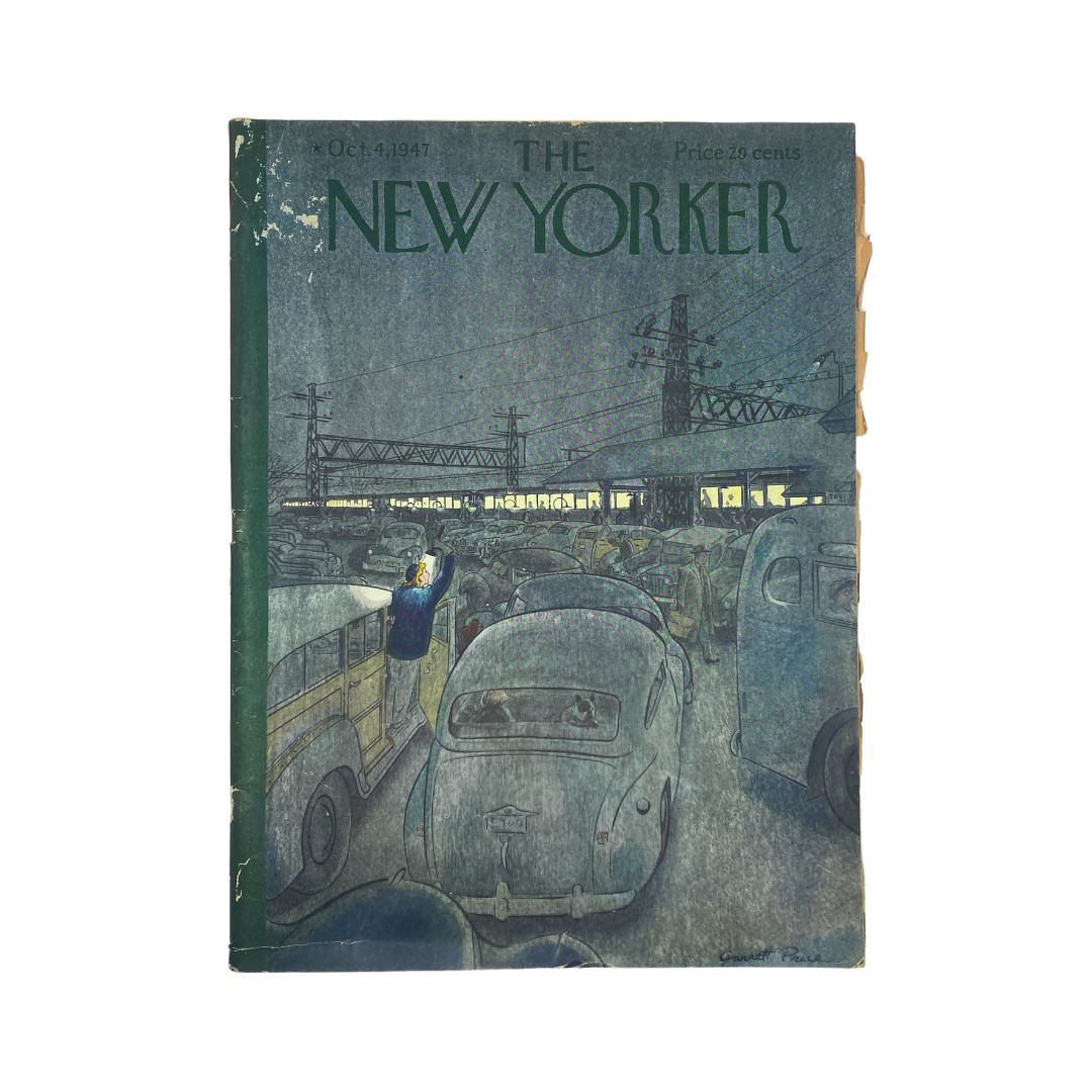 The New Yorker Complete Magazine October 4, 1947 Garrett Price Cover