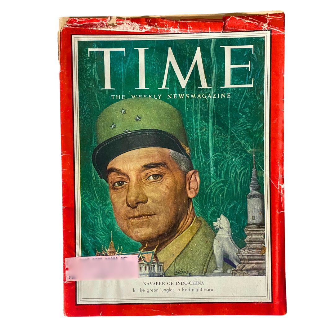 VTG Time Magazine September 28, 1953 Vol 62 No. 13 Henri Navarre