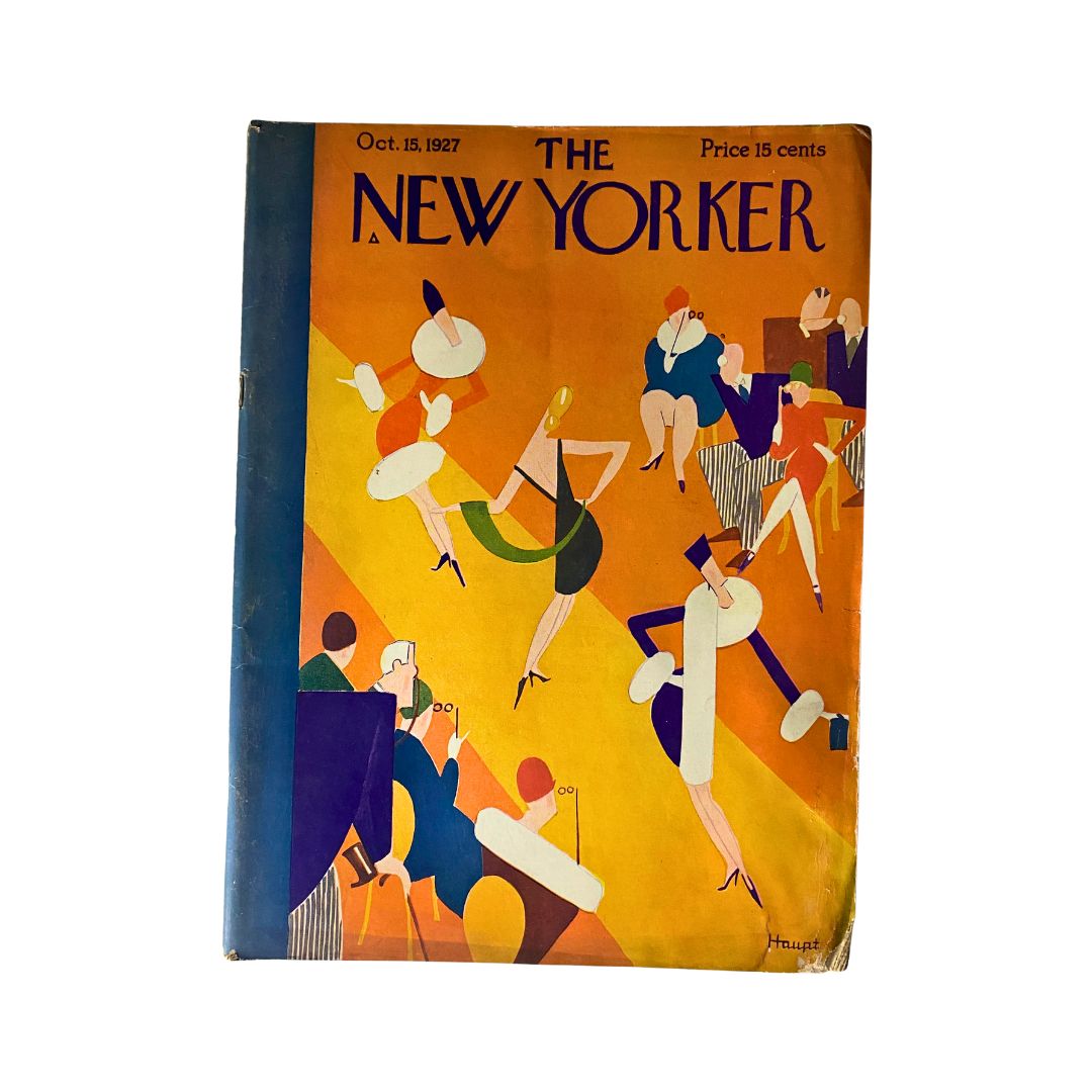 The New Yorker Complete Magazine October 15, 1927 Theodore Haupt Cover