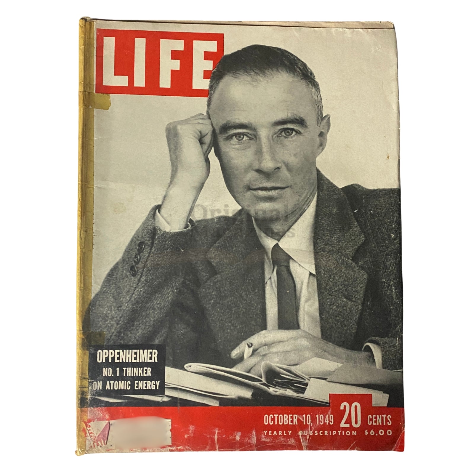 Life Magazine October 10, 1949 Physicist J. Robert Oppenheimer Cover