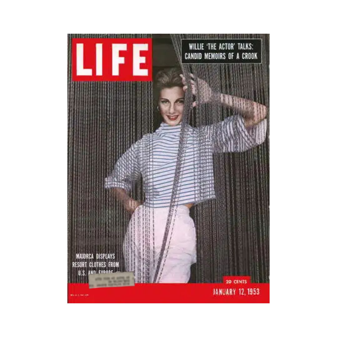 VTG Life Magazine January 12, 1953 Majorca Resort Fashion