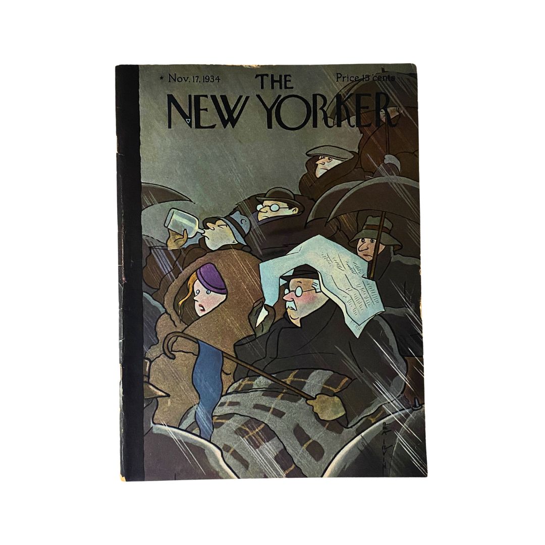 The New Yorker Complete Magazine November 17, 1934 Rea Irvin Cover