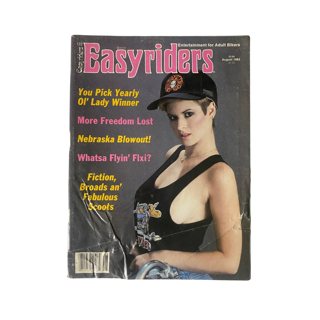 VTG Easyriders Magazine August 1983 You Pick Yearly Ol' Lady Winner No Label