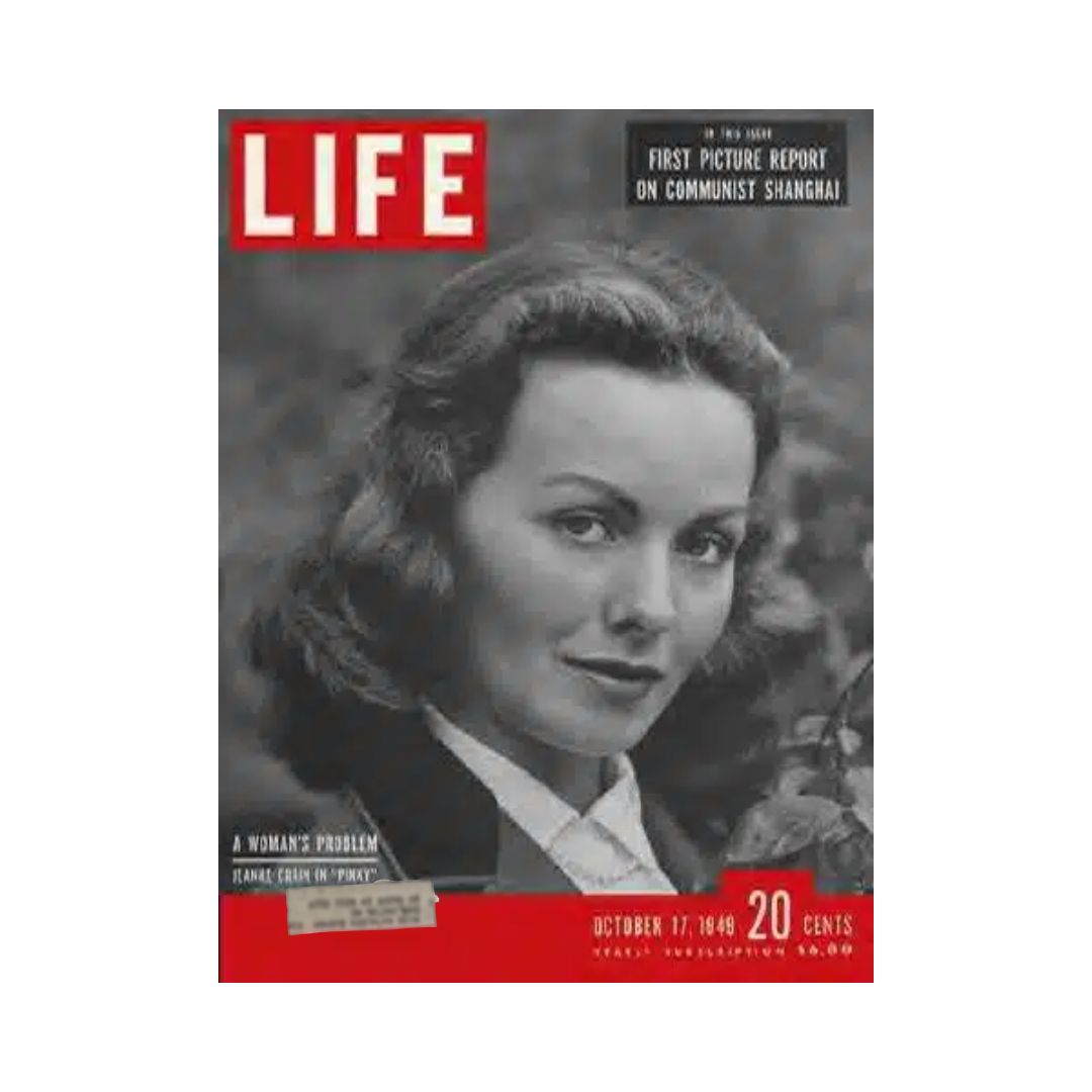 VTG Life Magazine October 17, 1949 Jeanne Crain, American Actress