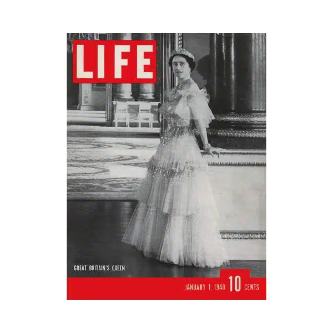 VTG Life Magazine January 1, 1940 Queen Elizabeth