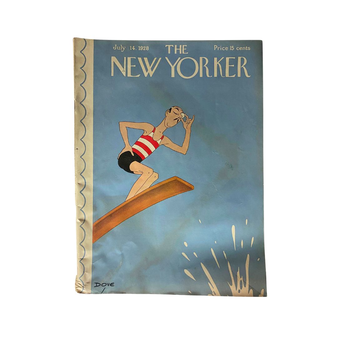 The New Yorker Complete Magazine July 14, 1928 Leonard Dove Cover