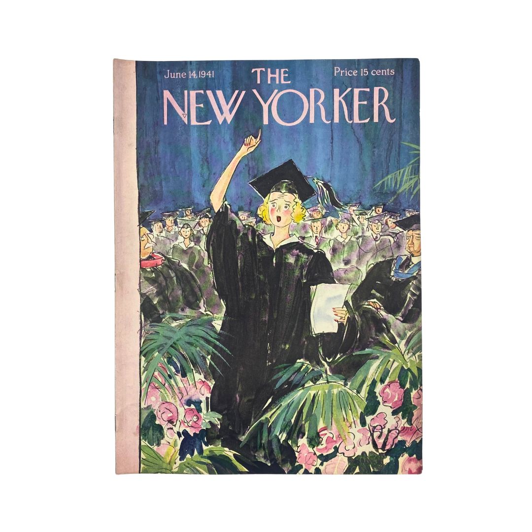 The New Yorker Complete Magazine June 14, 1941 Perry Barlow Cover VG