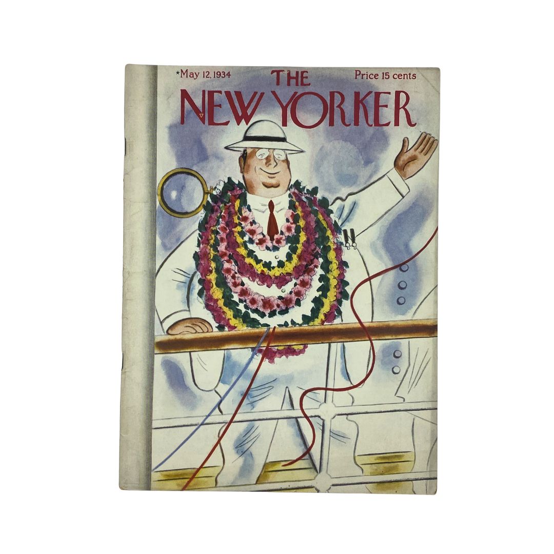 The New Yorker Complete Magazine May 12, 1934 Leonard Dove Cover