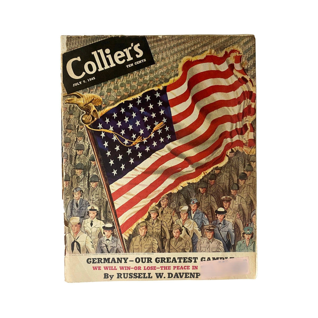 VTG Collier's Magazine July 7, 1945 Chas. Hawes Cover