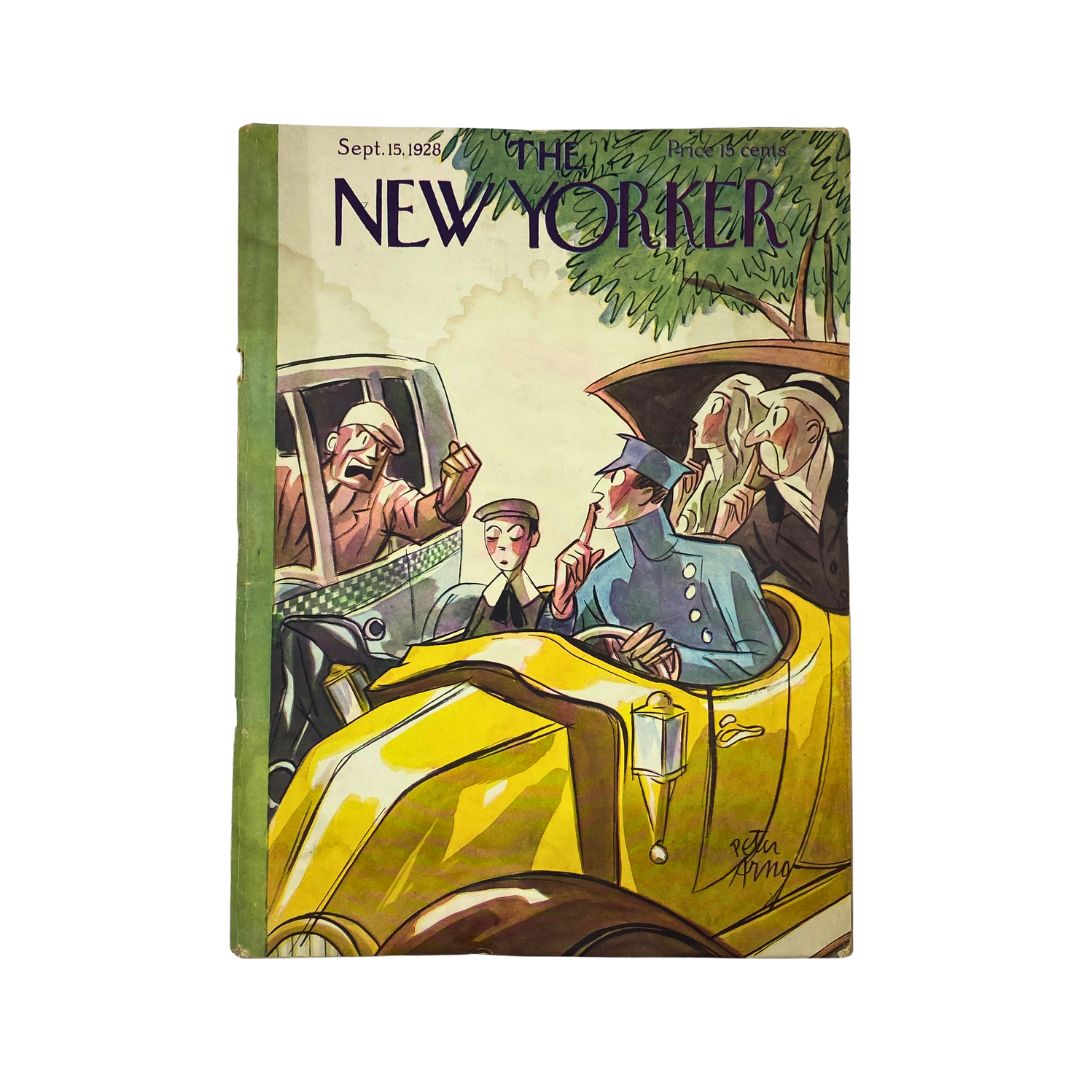 The New Yorker Complete Magazine September 15, 1928 Peter Arno Cover