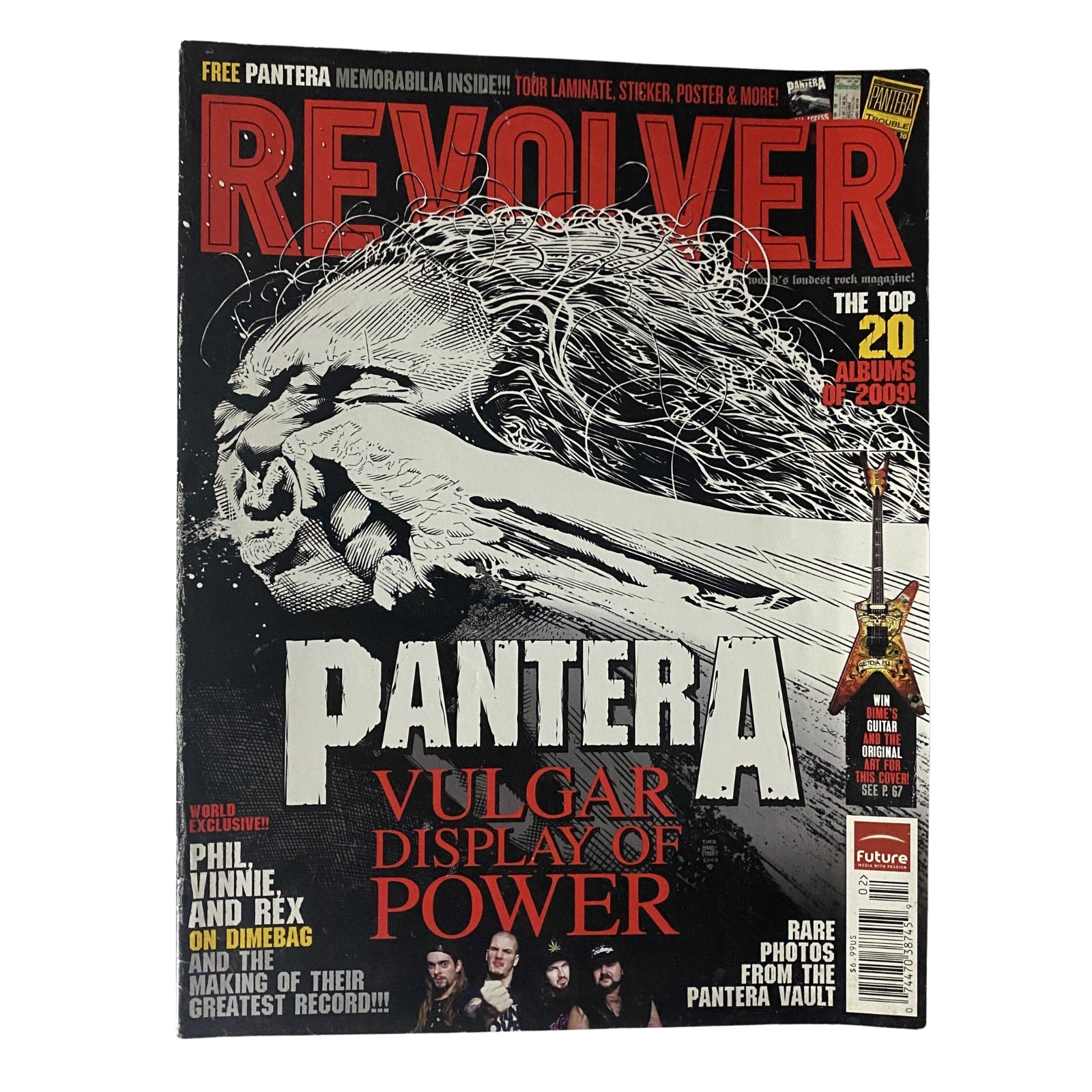 Revolver Magaine January February 2010 Pantera Display of Power No Label VG