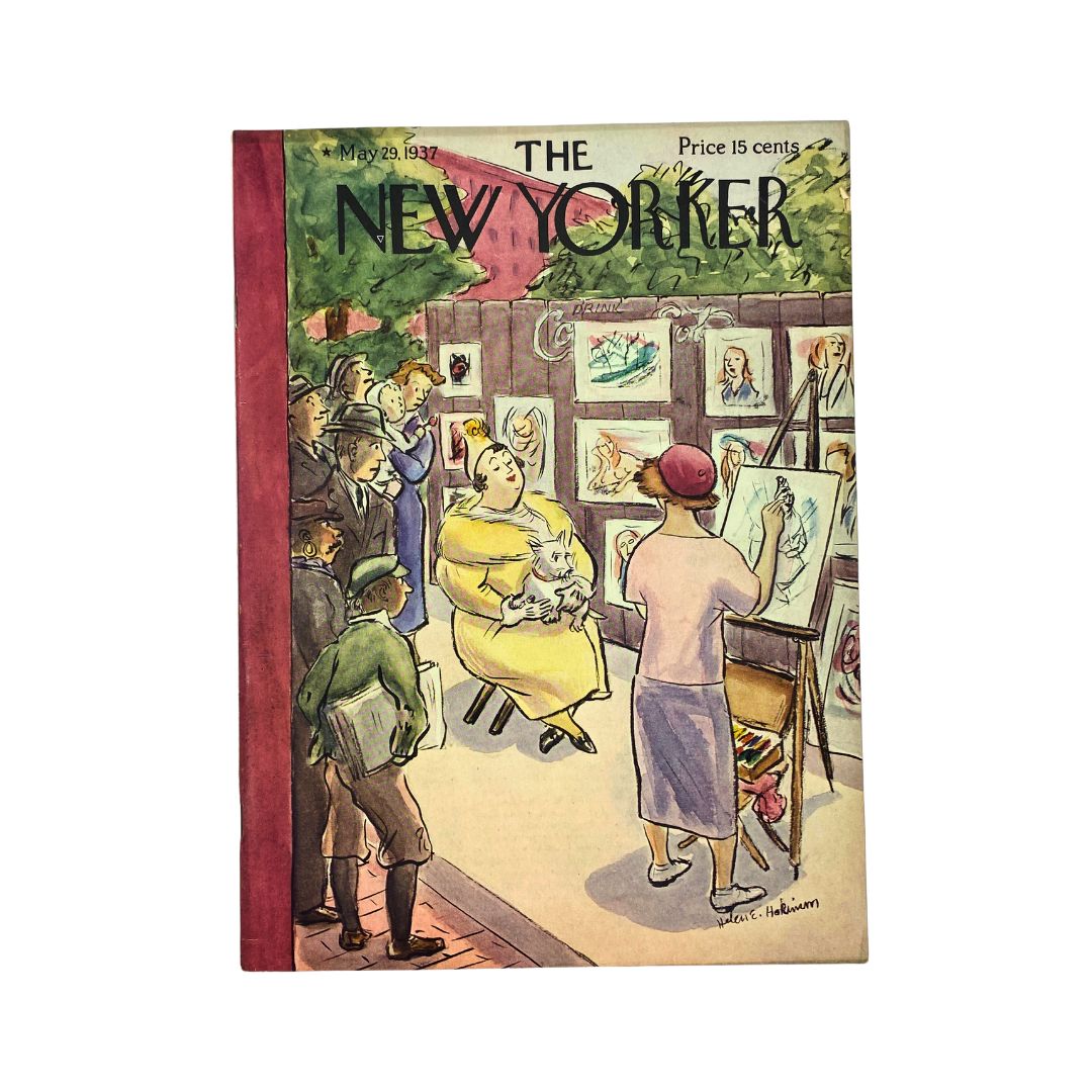 The New Yorker Complete Magazine May 29, 1937 Helen E. Hokinson Cover