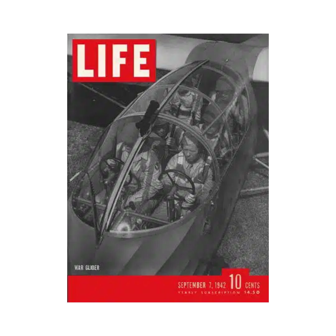 VTG Life Magazine September 7, 1942 CG-3 Cargo Glider