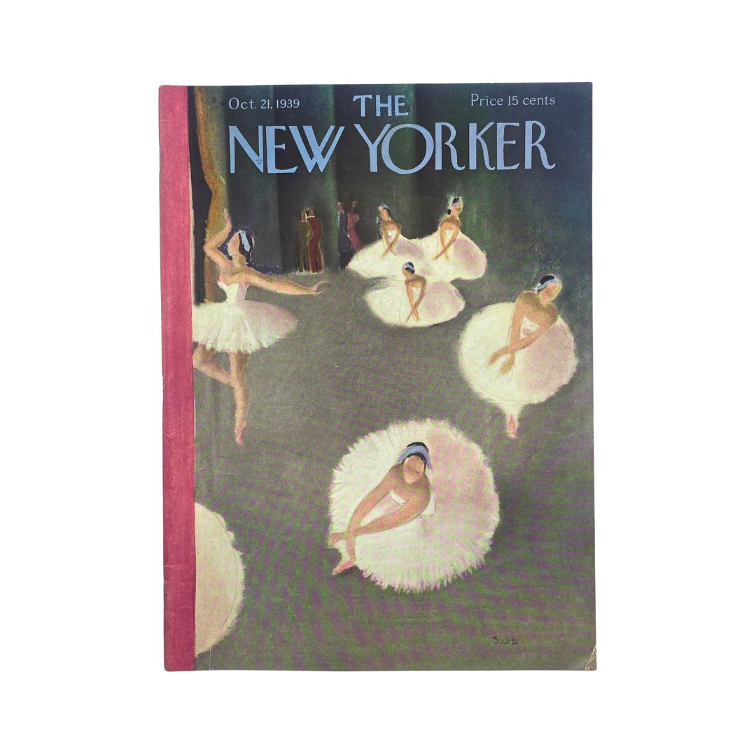 The New Yorker Complete Magazine October 21, 1939 Susanne Suba Cover