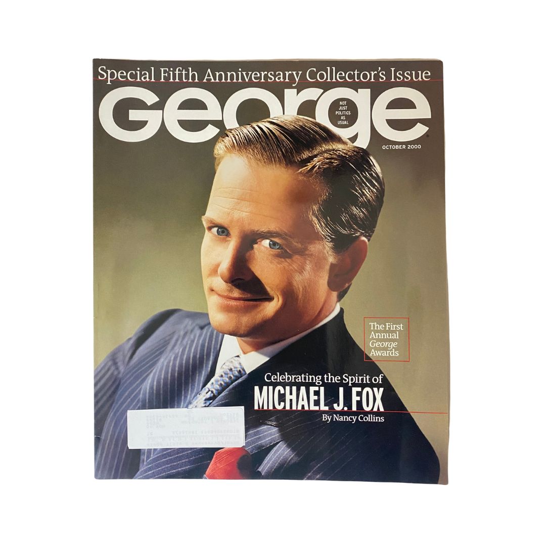 George Magazine October 2000 Vol 5 No. 9 Michael J. Fox Cover VG