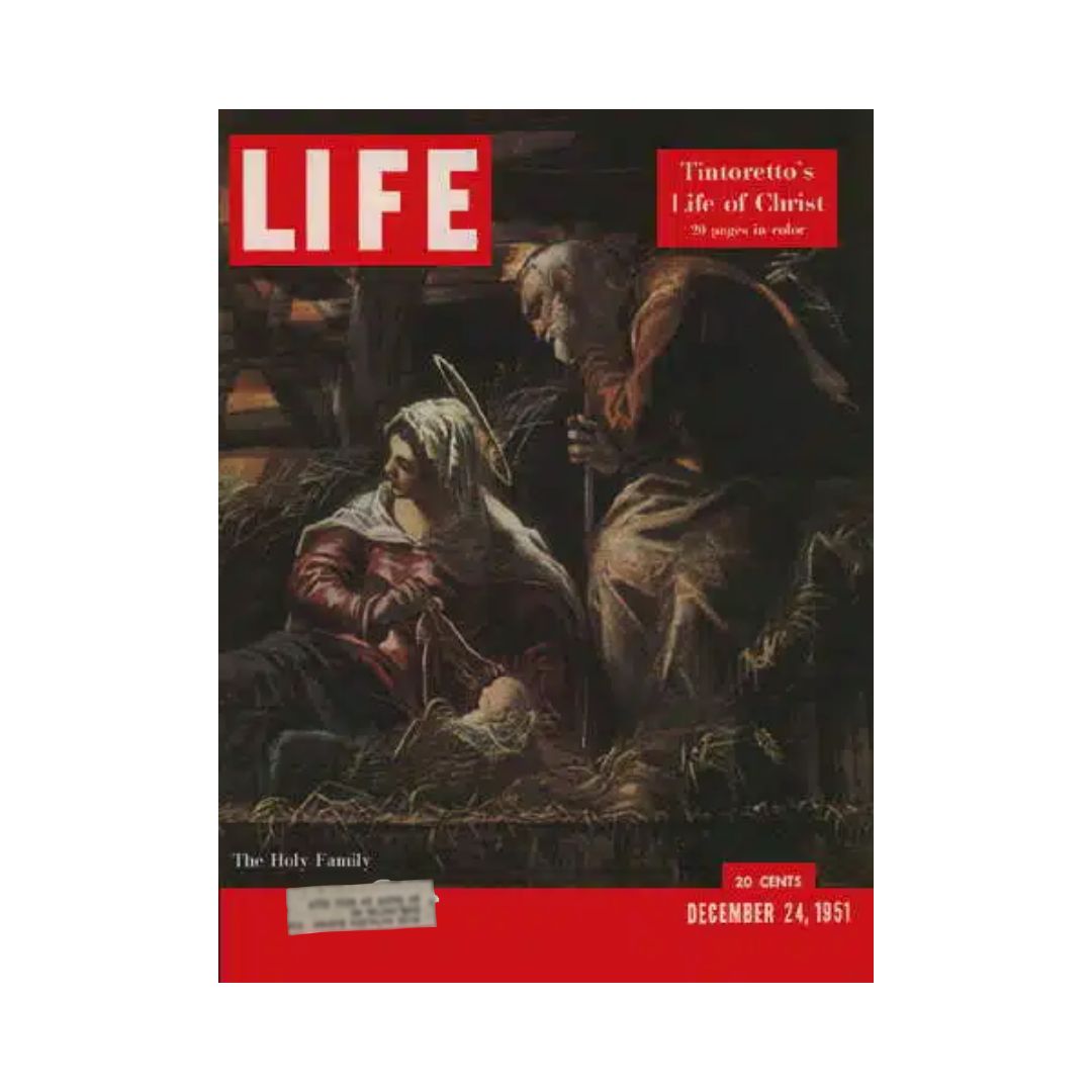 VTG Life Magazine December 24, 1951 Tintoretto Art Life of Christ