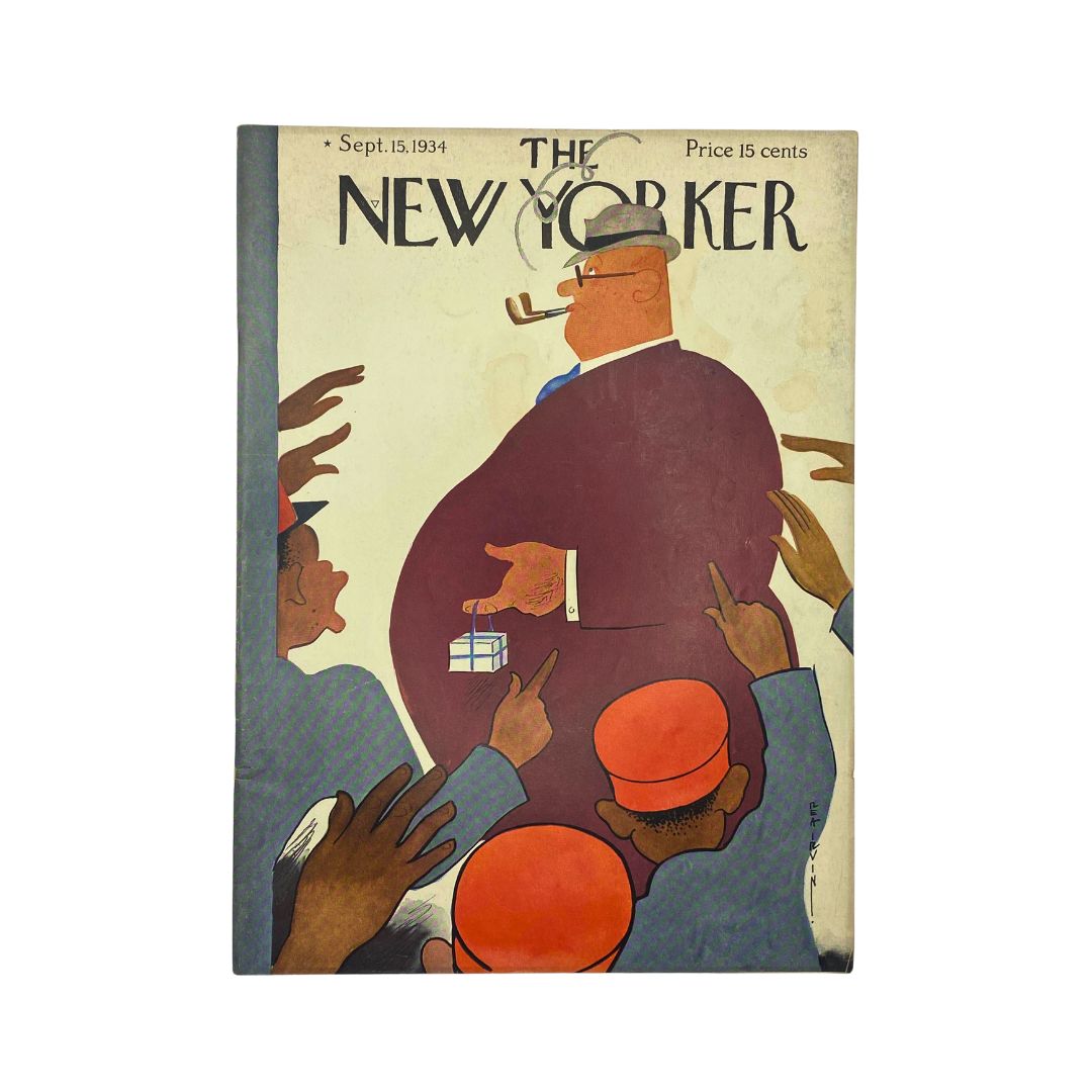 The New Yorker Complete Magazine September 15, 1934 Rea Irvin Cover VG